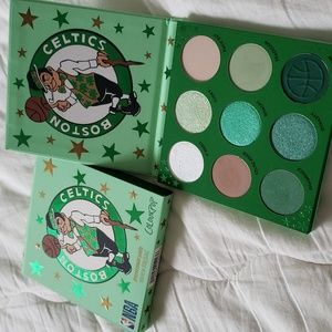 Colourpop Boston Celtics Eyeshadow Palette Limited Edition Green